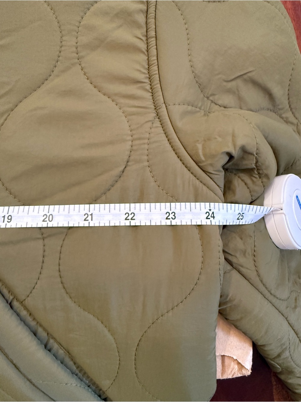 No. 6 Landmark jacket.  Quilted Olive Green Bomber Jacket - Picture 7 of 11